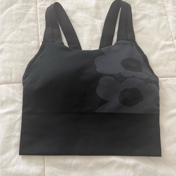 adidas Other - adidas Black Floral Sports Bra
